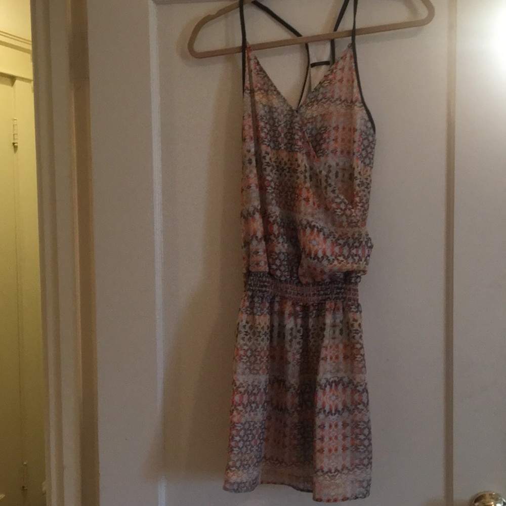 Racerback cinched waist dress
